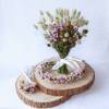 BIO Trockenblumen Serie LAGURUS Blumen-Armband aus getrockneten Blüten Hautfreundlich Armreif Boho-Hochzeit Braut Brautjungfern Bridesmaids Bild 4