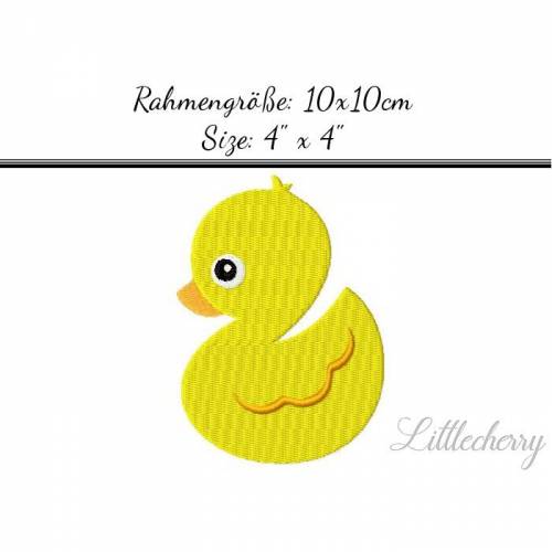 Stickdatei "Entchen" 10x10