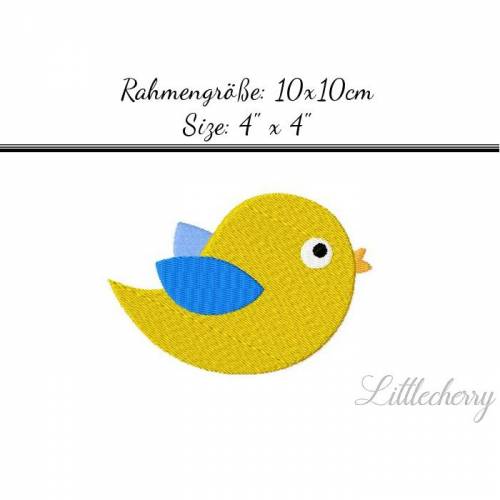 Stickdatei "Vögelchen no1" 10x10