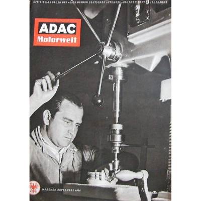 ADAC Motorwelt Heft 9 September 1955 , ca. 81 Seiten mit Testberichten