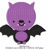 Stickdatei "Bat lilac" 10x10 Bild 2