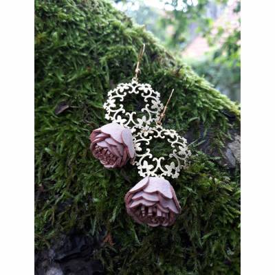 Ohrringe "Rosenzart"