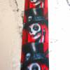 Skull  Totenkopf Lady Zylinder    22 mm  Borte Ripsband Bild 2