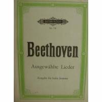 Edition Peters Nr. 731-Beethoven,ausgewählte Lieder, Ausgabe für hohe Stimme Bild 1