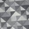 9,20 EUR/m Stoff - Baumwolle retro Dreiecke / Quadrate / Geo grau - hellgrau Bild 5