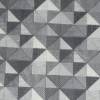 9,20 EUR/m Stoff - Baumwolle retro Dreiecke / Quadrate / Geo grau - hellgrau Bild 7