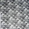 9,20 EUR/m Stoff - Baumwolle retro Dreiecke / Quadrate / Geo grau - hellgrau Bild 9