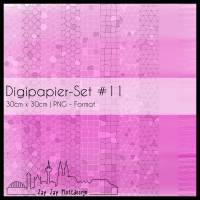 Digipapier Set #11 (rosa) zum ausdrucken, plotten, scrappen, basteln und mehr Bild 1