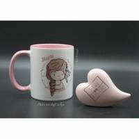 Tasse mit Namen Mädchen rosa Bild 1
