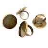 Ring Rohling für Cabochon 25mm, bronze Bild 2