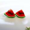 Ohrstecker Früchte an Edelstahl Zitrone, Erdbeere, Kiwi, Melone oder Limette oder Orange Bild 2