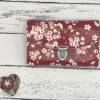 Geldbörse Geldbeutel Portemonnaie Geldtasche - beschichtetes Leinen Kirschblüte Asia Style Bild 1