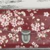 Geldbörse Geldbeutel Portemonnaie Geldtasche - beschichtetes Leinen Kirschblüte Asia Style Bild 10
