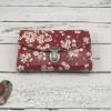 Geldbörse Geldbeutel Portemonnaie Geldtasche - beschichtetes Leinen Kirschblüte Asia Style Bild 9
