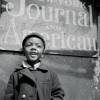 Leinwandbild Portraits of Harlem - Little Boy -   Schwarz weiß Fotografie - Kunstdruck - Photoart - Kunst - Druck - Wandbild Vintage Bild 2