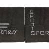 Besticktes personalisiertes Handtuch Schriftzug Fitness Frotteetuch Sporthandtuch mit gesticktem Monogramm Geschenkideen Bild 2
