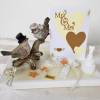 Geldgeschenk Hochzeit, Hochzeitsgeschenk, Glückwunschkarte, Vögel auf Ast Bild 2