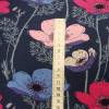 French Terry Druck Sommersweat – Big Flowers – KATINOH rosa pink hellblau auf blau  weiss Limited Edition Blumen auf blau Mädchen und Frauen Bild 4