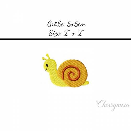 Stickdatei "Schnecke" 5x5