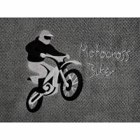 Besticktes personalisiertes Handtuch Extremsport Motocross Motorrad Frotteetuch mit gesticktem Monogramm Geschenkideen Bild 1