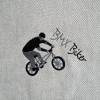 Besticktes personalisiertes Handtuch Extremsport BMX-Biker Frotteetuch mit gesticktem Monogramm edel Geburtstagsgeschenk Bild 2