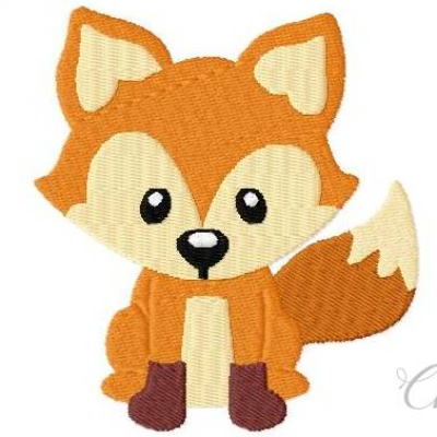Stickdatei "Fuchs" 10x10