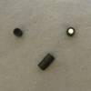 Magnetverschluss, schwarz matt, Zylinder, Bohrung 6, 8, 10 oder 12 mm, Schmuckverschluß, Kettenverschluss Bild 2