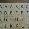 52 Buchstaben  Alphabet ABC Steindesign  Sticker   Aufkleber    selbstklebend Bild 2