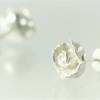 Rosenblüten Ohrringe aus Silber 925 Bild 1