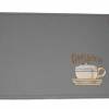 Platzsets Cappuccino Tischsets ca. 33 x 44 cm bestickt auf grauem Wollfilz / Geschenkidee Weihnachten Geburtstag Bild 2