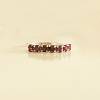 Zierlicher Vintage Ring mit pinkfarbenen Rubinen Bild 2