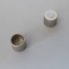 Magnetverschluss Zylinder, Farbe silber matt, edelstahl, Bohrung 6, 8, 10 oder 12 mm, für die Schmuckherstellung, zum Einkleben, Kettenverschluss  Bild 3
