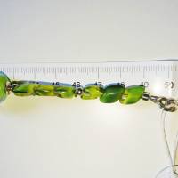 Glasperlencollier aus einzigartigen, deutschen Glasperlen - Minzbonbons Bild 7