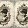 Bastelpapier - Decoupage-Papier - A4 - Softpapier - Vintage - Shabby - Victorian - Woman - Frau - 12739 Bild 2