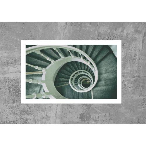 Treppe Treppenaufgang Fotografie Fine Art Print 24x34 cm