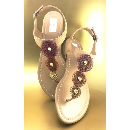 PIMP YOUR SHOES! Wende-Scheiben Set mit Schraub-Nieten in den Farben Rot-Orange-Gold-Braun