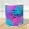 Keramiktasse mit Einhorn "Enjoy your unicorn life" Bild 3