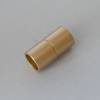 Magnetverschluss gold seidenglanz, Zylinder, Bohrung 6, 8, 10 oder 12 mm, Schmuckverschluß zum Einkleben Bild 2
