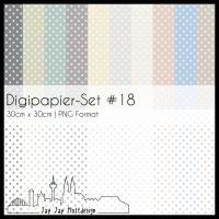 Digipapier Set #18 (Sternchen) zum ausdrucken, plotten, scrappen, basteln und mehr