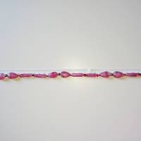 Glasperlenkette in heiteren Sommertönen - Pink Power Bild 8