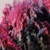 20 Gramm gefärbte Locken vom Wensleydale,  "Haloween", Filzen, Puppenhaar, Spinnen, Basteln Bild 5