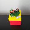 Geldgeschenk Box Geburtstag, Motorrad, rot gelb, Motorsport, Geburtstagsgeschenk Bild 3