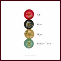 Ring "Undine" Cabochon mit Muschel, Perle und Seestern, 25mm , 4 Farben, versilbert, verstellbar (offen) Bild 2