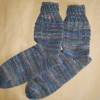 Socken handgestrickt aus dickem Garn in Größe 38/39 Sofasocken, dicke Socke Bild 7