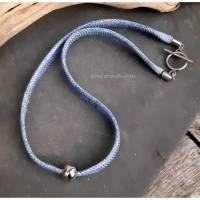 Halskette Jeans-Collier, Upcycling (1) Bild 1