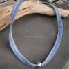 Halskette Jeans-Collier, Upcycling (1) Bild 2