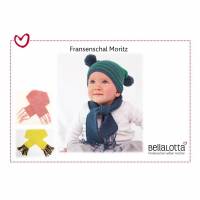 Strickanleitung für den frechen Fransenschal "Moritz" für Babys und Kleinkinder von 0-36 Monate, onesize Bild 1