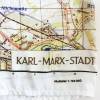 KARL-MARX-STADT Kleid DDR-Stadtplan 1960er Jahre Minikleid Bild 9