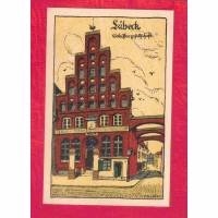 AK - Alte Ansichtskarte - Lübeck: Schiffergesellschaft Bild 1