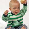 Strickanleitung für den gemütlichen Babypullover "Hanna & Hannes" in Ringeloptik, für Babys von 0-24 Monaten Bild 5
